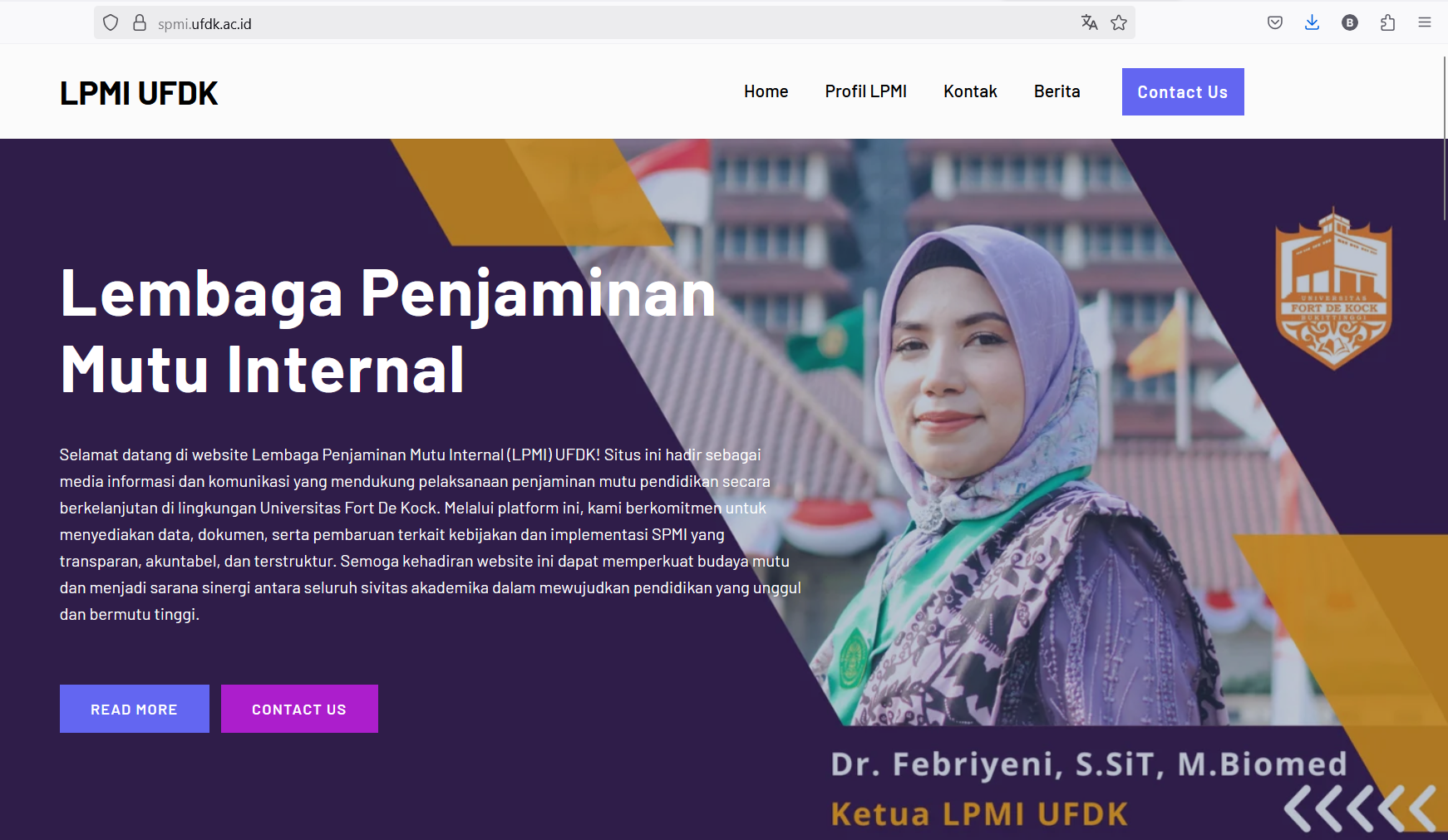 LPMI Universitas Fort De Kock Luncurkan Website Terbaru untuk Tingkatkan Kualitas Publikasi dan Transparansi